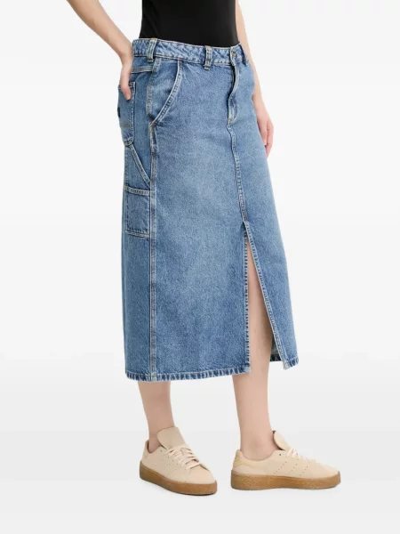 Fustă din denim Dickies albastru