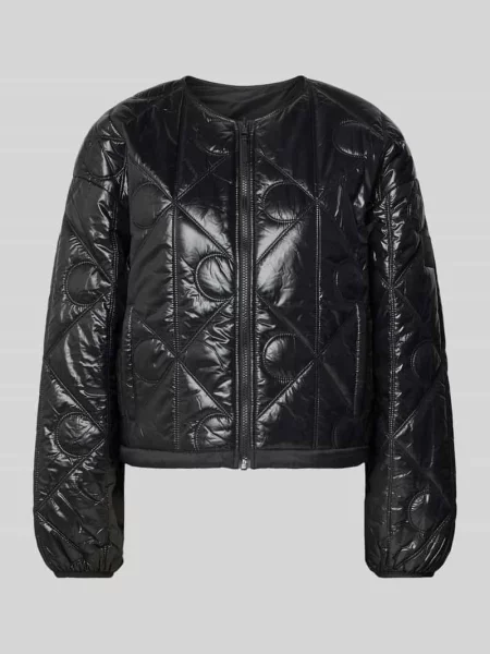 Bluzka koszulowa o kroju relaxed fit z wyhaftowanymi detalami Calvin Klein Jeans czarna