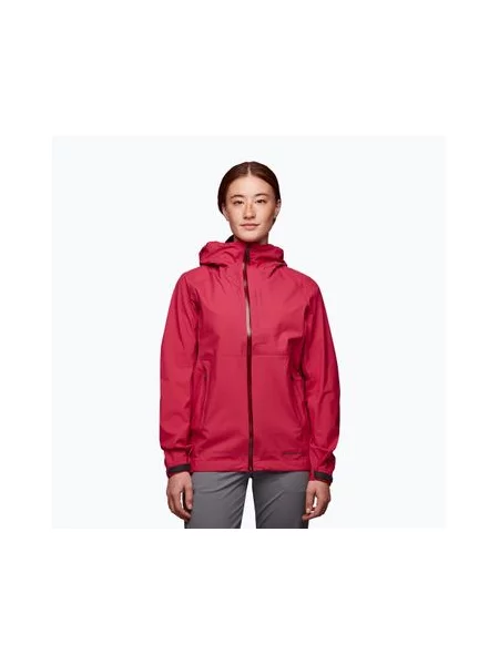 Куртка дощовик Black Diamond Highline Stretch pomegranate чорна