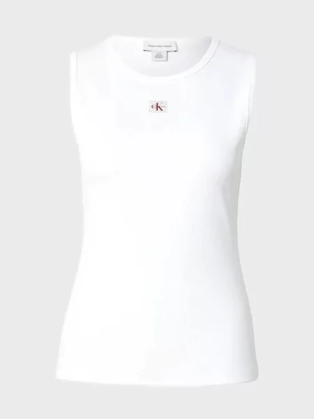 Детский топ Calvin Klein Jeans белый
