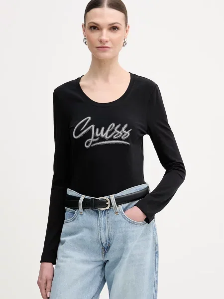 Guess longsleeve czarny