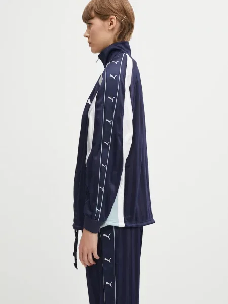 Puma bluză PUMA x GUIZIO bleumarin cu imprimeu