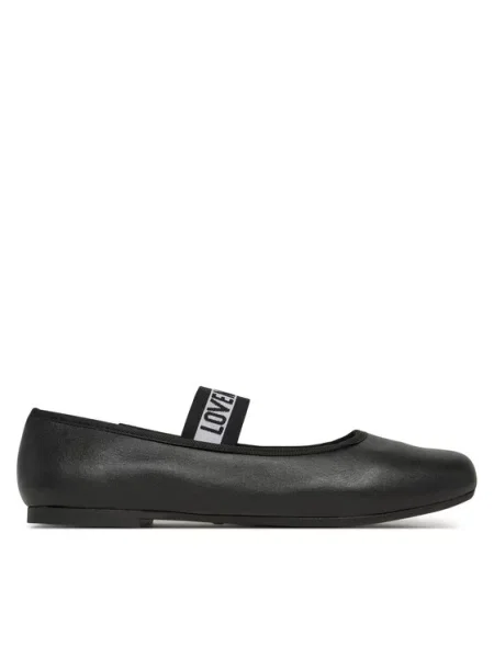 Balerinke LOVE MOSCHINO Črna bela