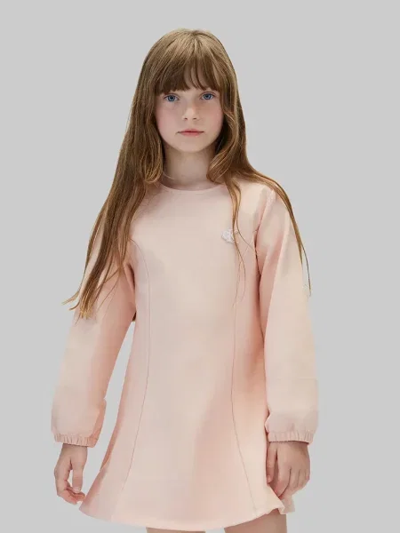 Calvin Klein Jeans haljina A-kroja s viskozom narančasta