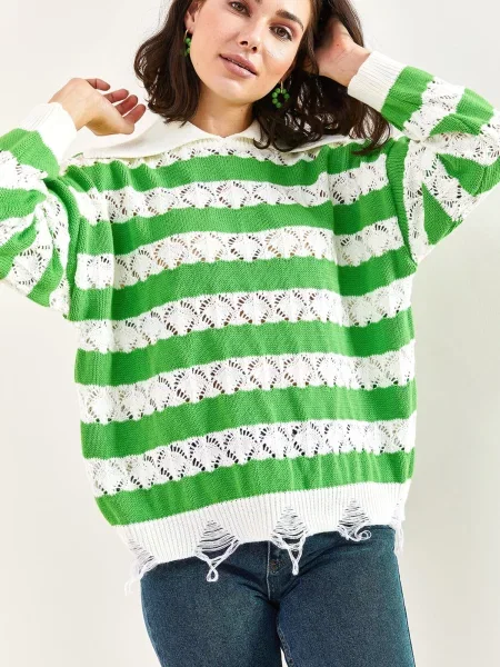 Pulover Bianco Lucci alb