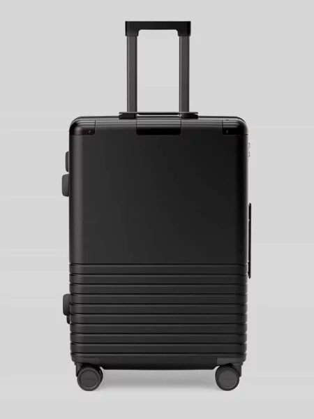 Walizka podróżna z wodoodpornego materiału model ‘HEATHROW CHECK-IN’ Kapten & Son czarna