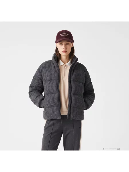 Длинная футболка Lacoste с длинным рукавом серая