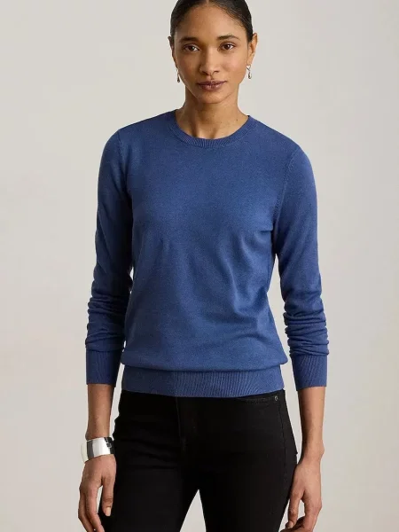 Lauren Ralph Lauren pulover pentru femei cu modal albastru