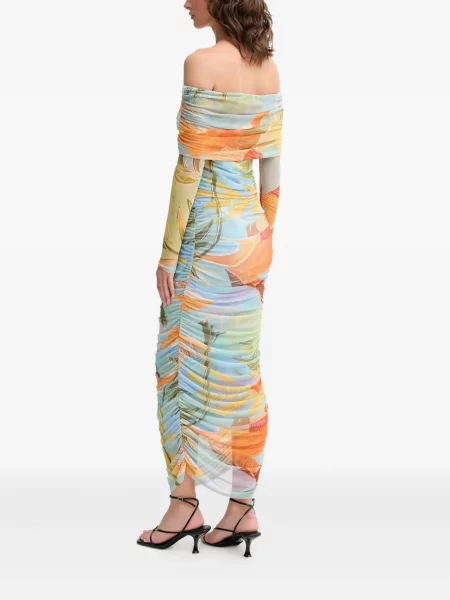 Rochie maxi Never Fully Dressed de costum albastru