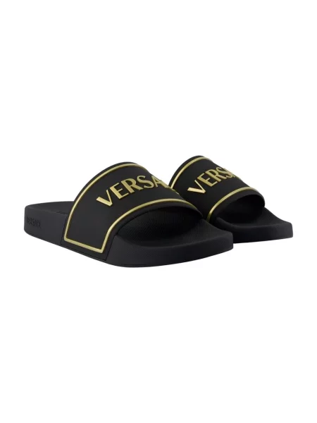 Klapki Versace czarne