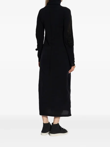 Rochie Y-3 plasă de costum negru