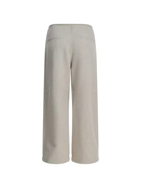 Megztos kelnės Emporio Armani balta