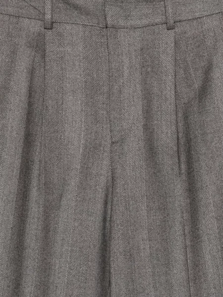 Pantaloni Pt Torino cu model herringbone gri