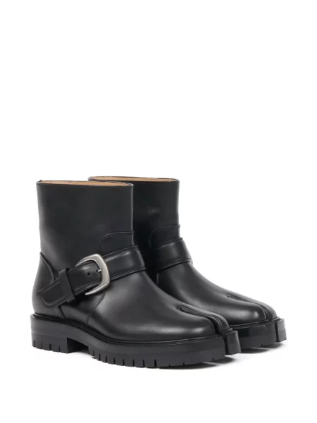 Cizme scurte Maison Margiela din piele negru