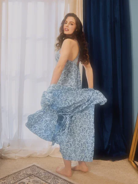 Нічна сорочка Bridgerton блакитний