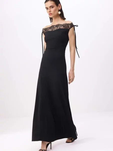 Trendyol Rochie de seară negru