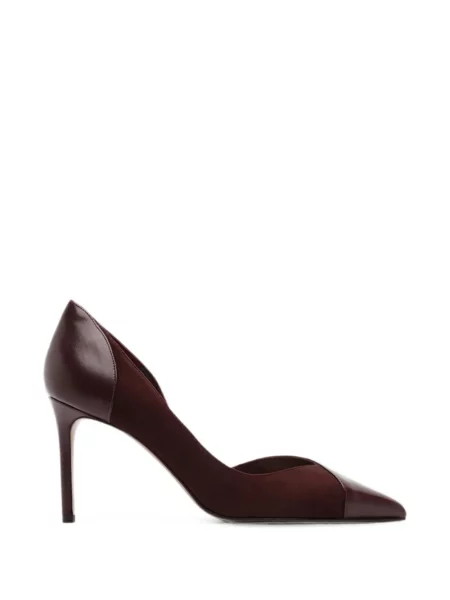 Pantofi cu toc Alexandre Birman din piele de căprioară maro