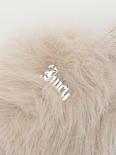 Műszőrme sapka Juicy Couture bézs