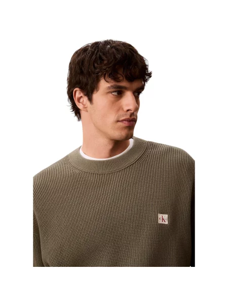 Pulover Calvin Klein Jeans verde