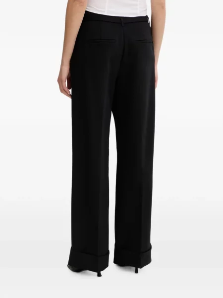 Cu centură pantaloni Guess negru