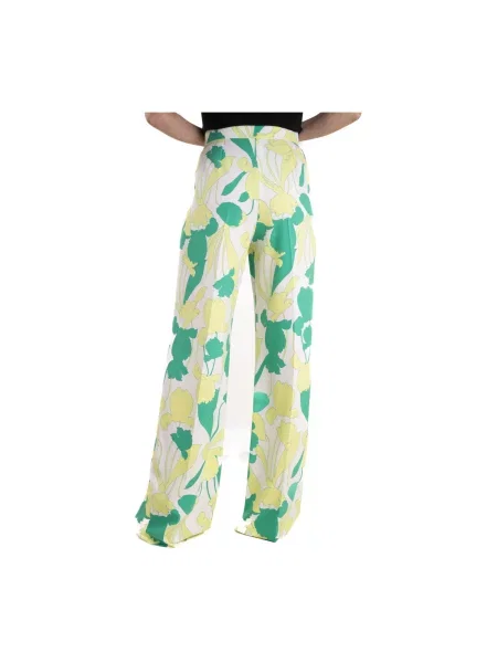 Pantaloni Linea Emme Marella alb