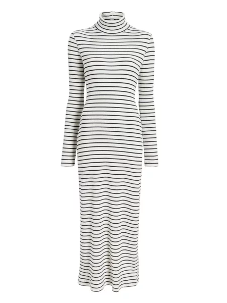 Rochie midi Proenza Schouler White Label cu dungi până la genunchi de costum alb