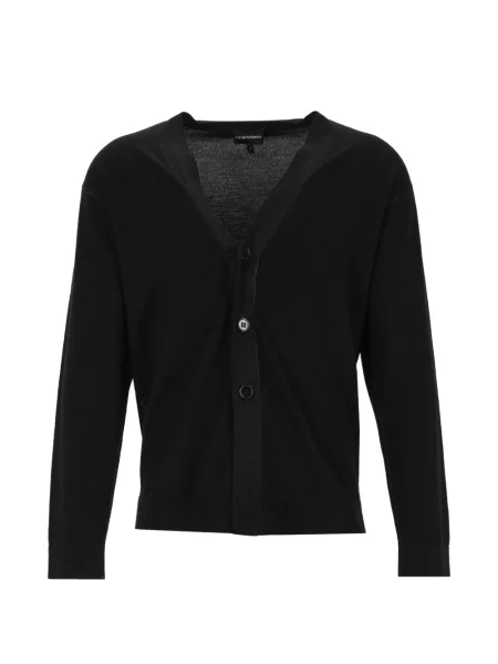 Cardigan Emporio Armani tricotate negru