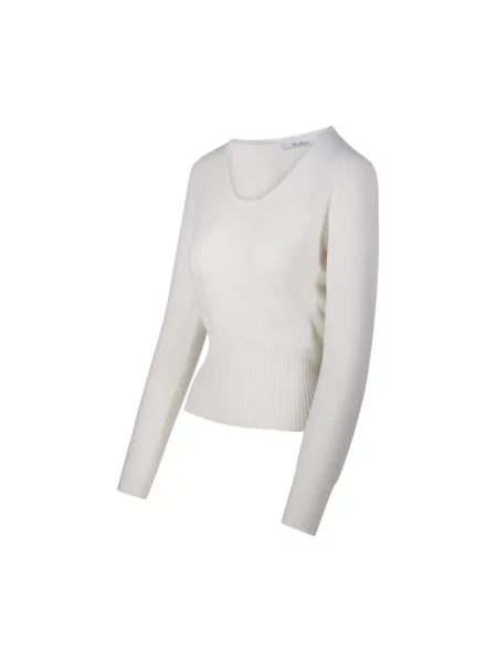 Sweter Max Mara biały