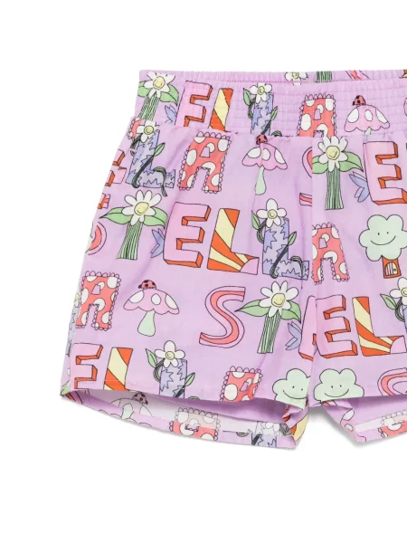 Szorty dziecięce Stella Mccartney fioletowe