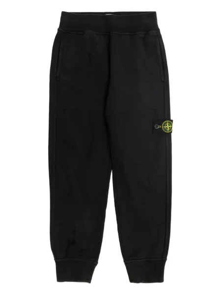 Spodnie dziecięce Stone Island czarne