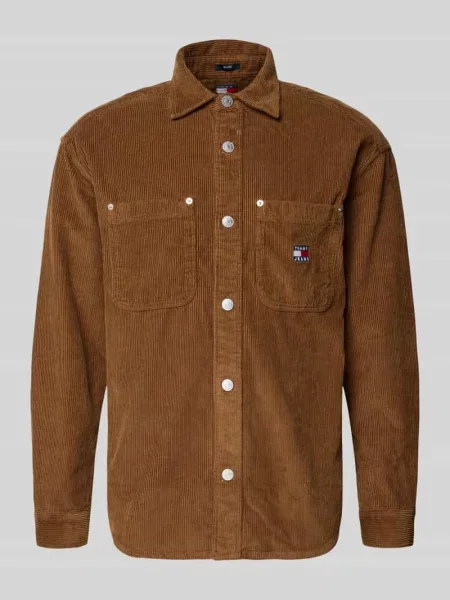 Tommy Jeans Koszula Wierzchnia Ze Sztruksu braun brązowa
