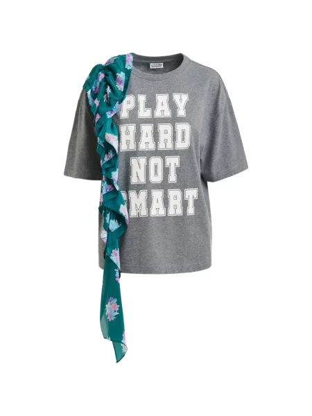 Tricou Essentiel Antwerp cu imagine gri