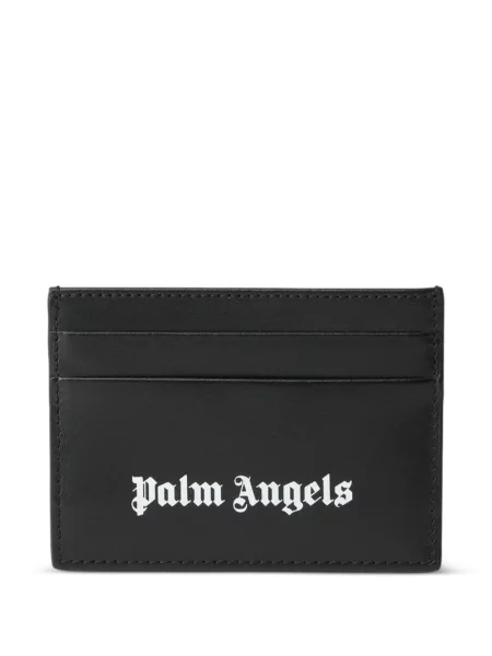Portofel Palm Angels cu imagine negru