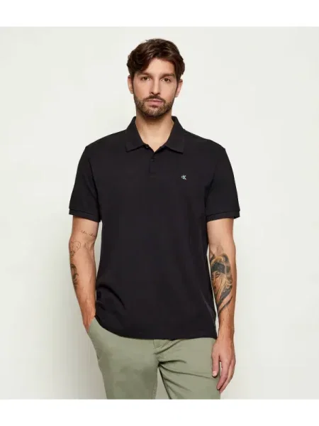 Calvin Klein Jeans Polo | Classic fit | pique negru