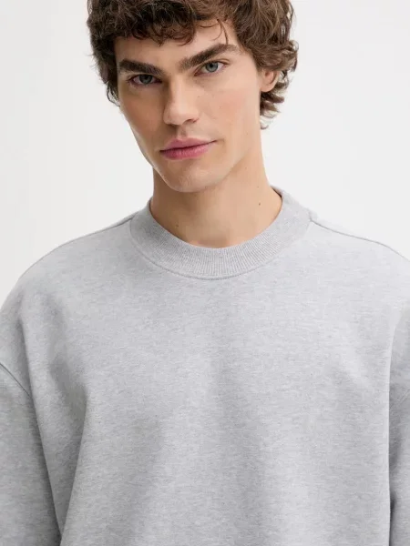 Кофта AllSaints MILO з принтом сірий