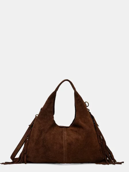 Замшева сумочка Answear.LAB коричневий