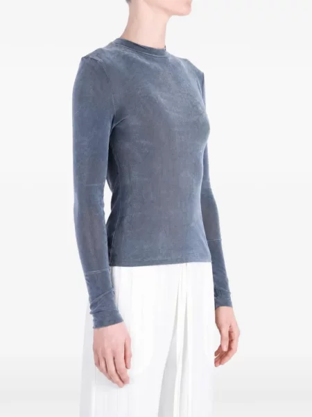 Lung tricou Amomento albastru