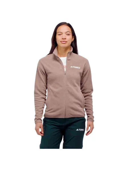 Mikina Adidas hnedá