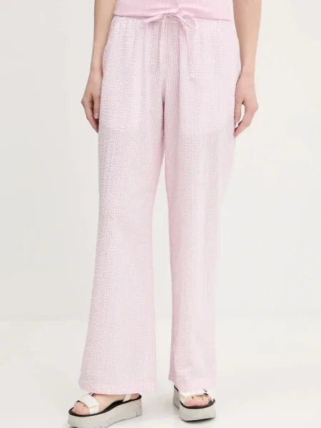 Hlače Hollister Co. roza