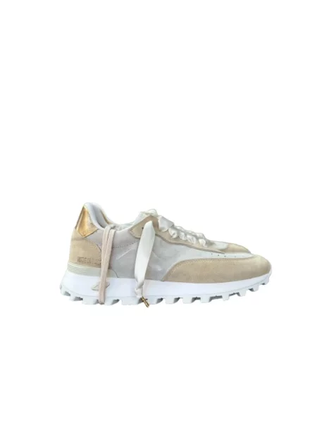Sneakersy No Map Society zamszowe białe