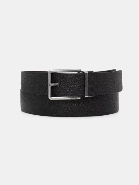 Dvostrani remen Calvin Klein za muškarce crna