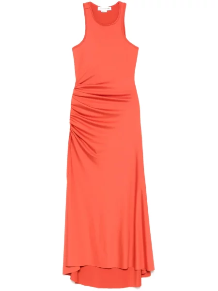Rochie maxi Victoria Beckham de costum portocaliu
