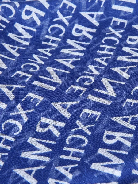 Шарф Armani Exchange синій
