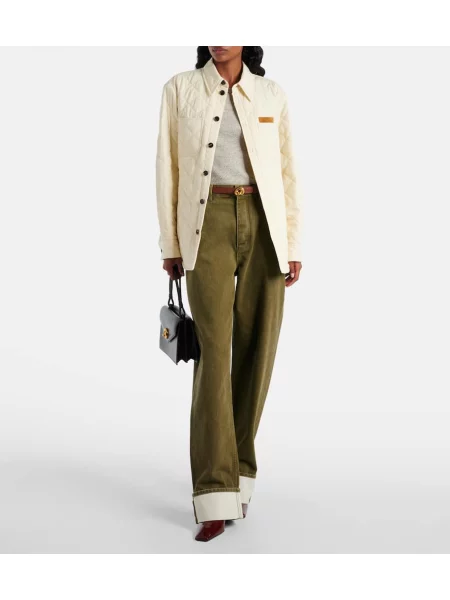 Geacă Bottega Veneta alb