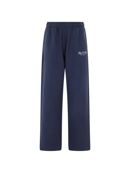 Pantaloni Sporty & Rich cu imagine alergare albastru