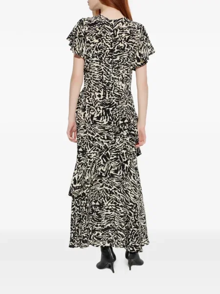 Rochie maxi Ulla Johnson cu imagine de costum negru