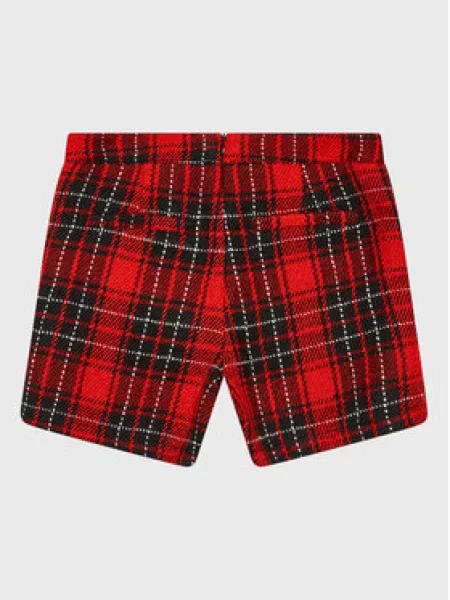 Šortky z materiálu Guess červené