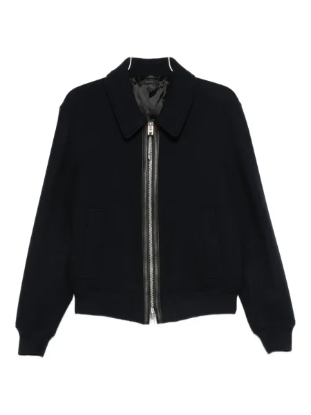 Geanta de piele Tom Ford albastru
