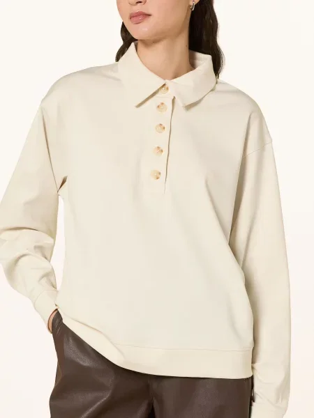 Ichi Koszulka Polo Z Dżerseju Ihmoja beige beżowe