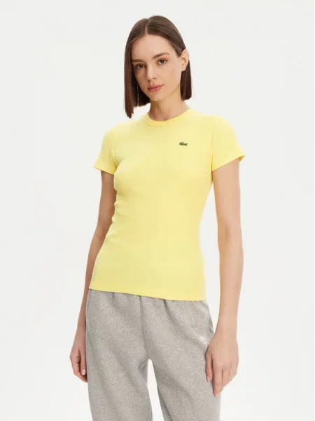 Lacoste Majica Slim Fit rumena